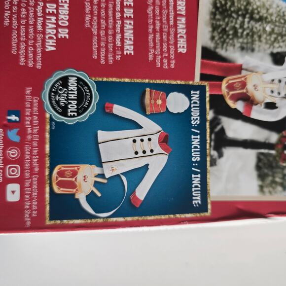 Elf on the Shelf Outfit Merry Marcher Christmas Costume Holiday Marching Band - Picture 5 of 6